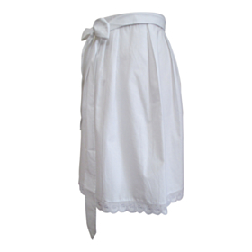 Dirndl Forklæde Hvid