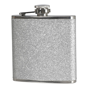 Lommelærke Glitter Sølv