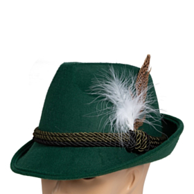 Deluxe Tyrolerhat Gr&oslash;n
