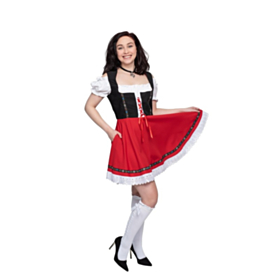 Dirndl Lise Rød