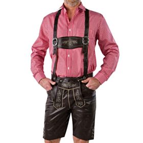 Lederhosen Kunstlæder Brun