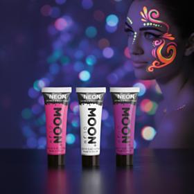 Ansigtsmaling Intense Neon UV Sminkesæt