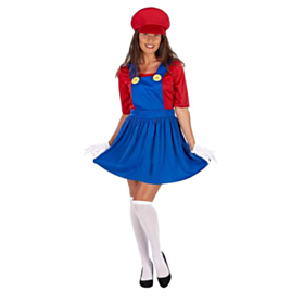 Rød Blikkenslager Kostume