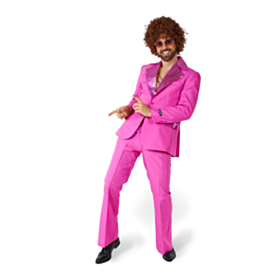 Suitmeister® Disco Fever Pink Jakkesæt
