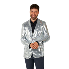 Suitmeister® Silver Shimmer Blazer
