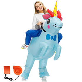 Carry Me Enhjørning Kostume Blå