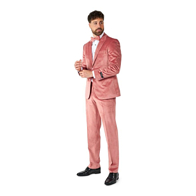 Opposuits® Vintage Pink Velvet Jakkesæt