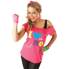 80'er T-Shirt Pink