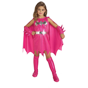 Batgirl® Børnekostume Pink