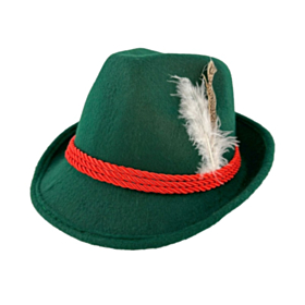 Tyrolerhat Mørkegrøn