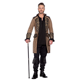 Pirat Kaptajn Frakke Kostume