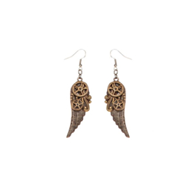 Steampunk Vinge Øreringe