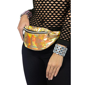 Holografisk Bæltetaske Guld