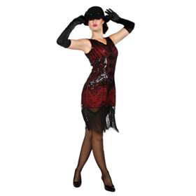 Bordeaux Charlestonkjole