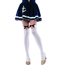 Sailor Knæstrømper Hvid