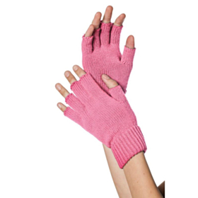 Fingerløse Handsker Lyserød