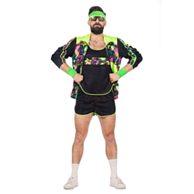 Neon Grøn Aerobic Kostume