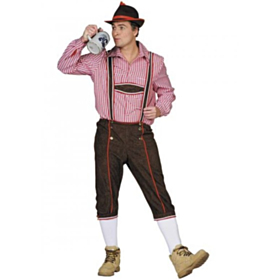 Klassiske Tyrolerbukser Brun