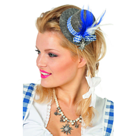 Lille Grå Tyrolerhat Blå