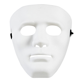 Anonym Maske Hvid