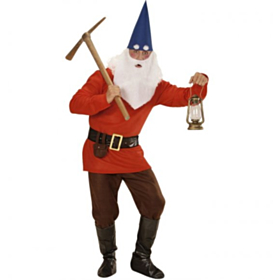 Rød Havenisse Kostume