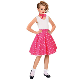 50'er Polkaprikket B&oslash;rnes&aelig;t Lyser&oslash;d