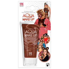Aqua Ansigtsmaling Tube Brun