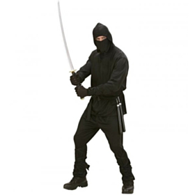 Sort Ninja Kostume