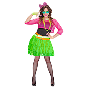 Grøn 80'er Nederdel