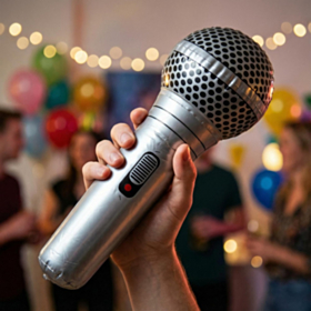 Oppustelig Mikrofon