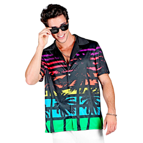 80'er Hawaii Skjorte Kostume