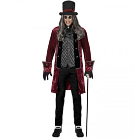 Stilfuld Viktoriansk Vampyr Kostume