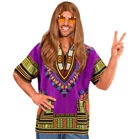 Dashiki Bluse Kostume Lilla