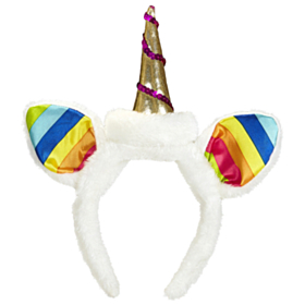 Enhjørning Plyshårbøjle