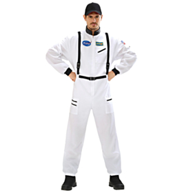 Hvid Astronaut Kostume