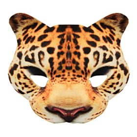 Leopard Halvmaske