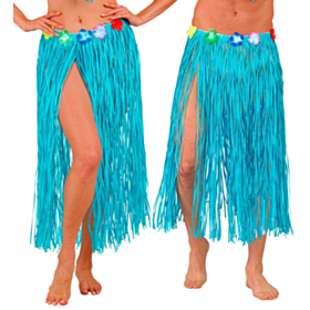 Hula Langt Stråskørt Turkis