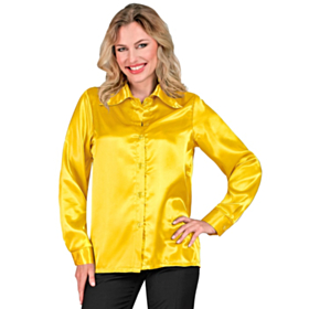 70'er Disco Skjorte Gul