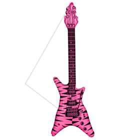 Oppustelig Guitar Pink