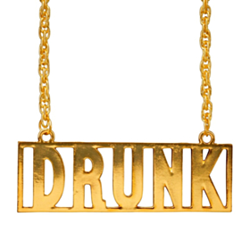 Drunk Halskæde Guld