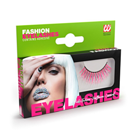 Holografiske Øjenvipper Lyserød