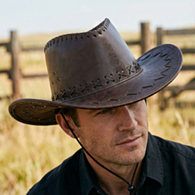 Cowboy Hat Brun