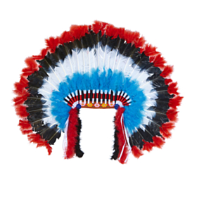 Indianer Høvding Hovedbeklædning