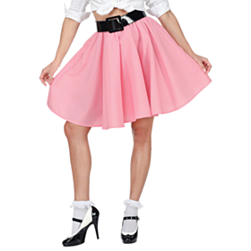 Rock'n'Roll Nederdel Lyserød