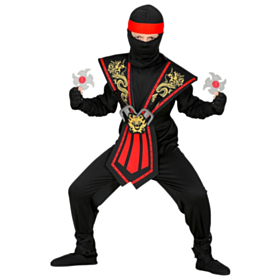Mortal Ninja B&oslash;rnekostume R&oslash;d