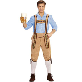 Tyrolerbukser Lysebrun