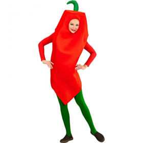 Rød Chili Peber Kostume