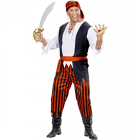 Caribbisk Pirat Kostume