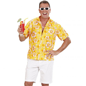 Hawaiiskjorte Gul