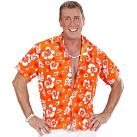 Hawaiiskjorte Orange